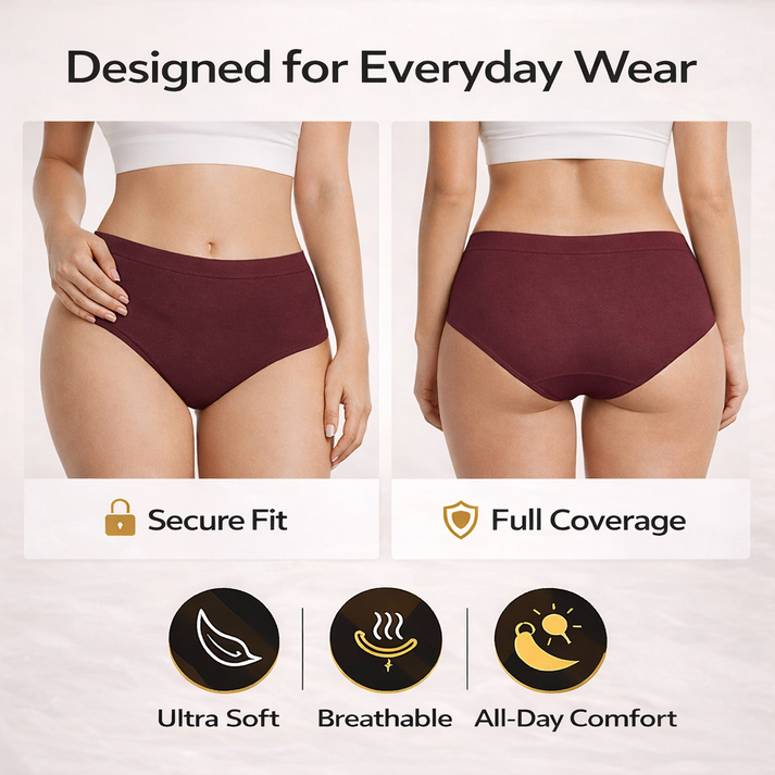 Everyday Comfort Pro – Cotton Panty ( Pack of 4)