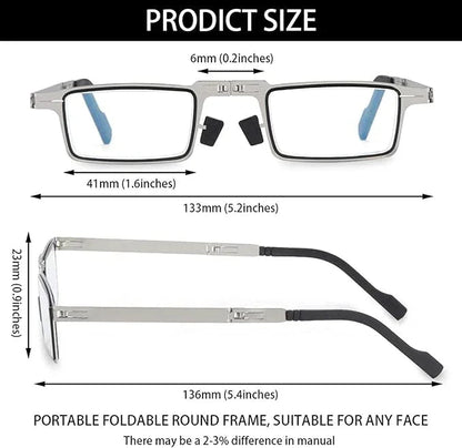 🔥 Buy 1 Get 1 Free 🔥 Ultra Light Material Screwless Foldable Reading Glasses @ Rs. 599/-