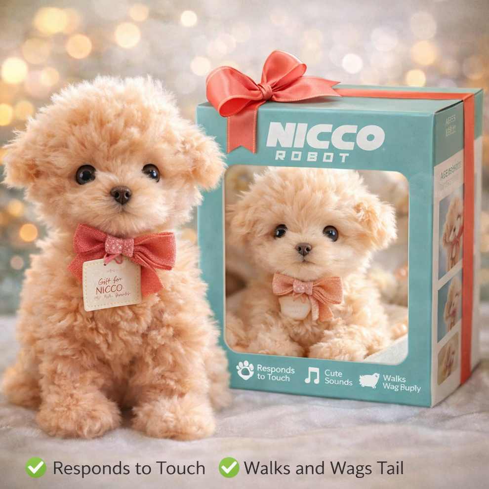 Electronic Plush Puppy Interactive Toys | Walks, Barks, Shake Tail