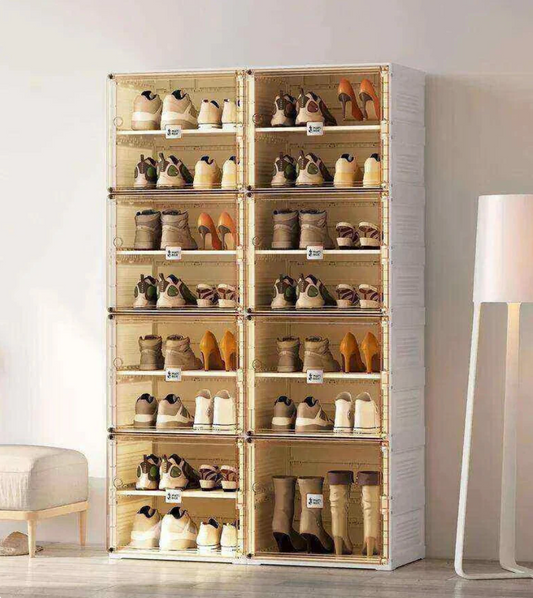 🔥 Premium Shoe Rack Shelf 8 Layer | BOGO & 5-Year Warranty
